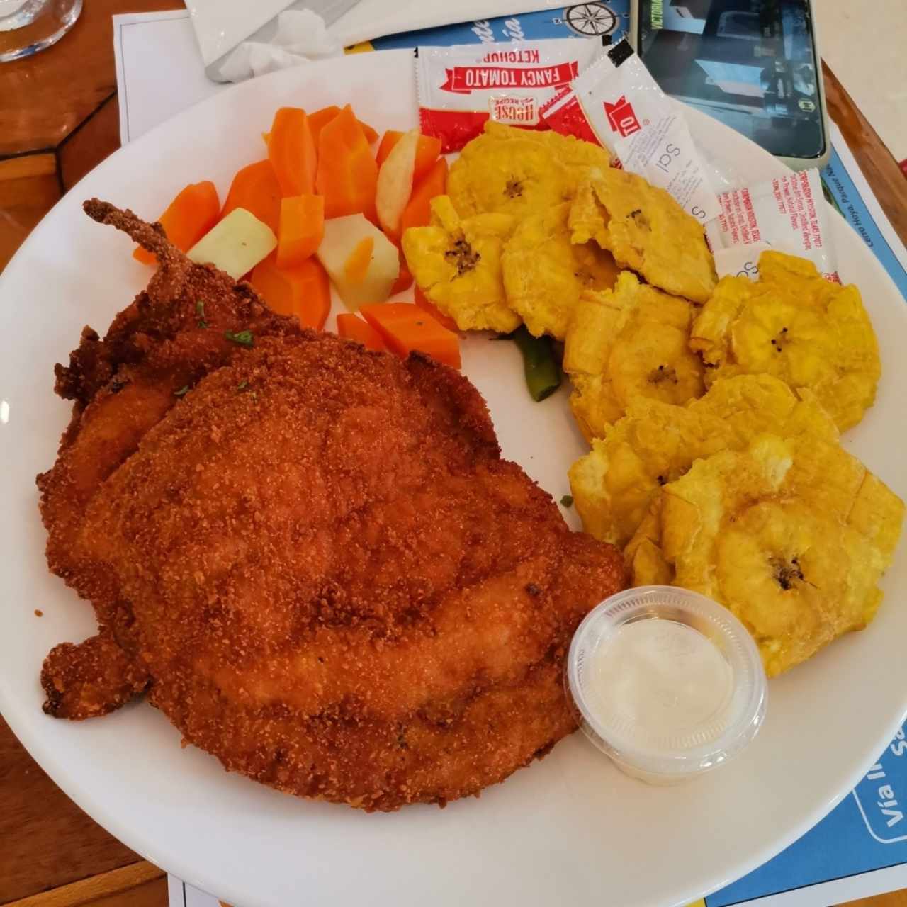 Pollo apanado