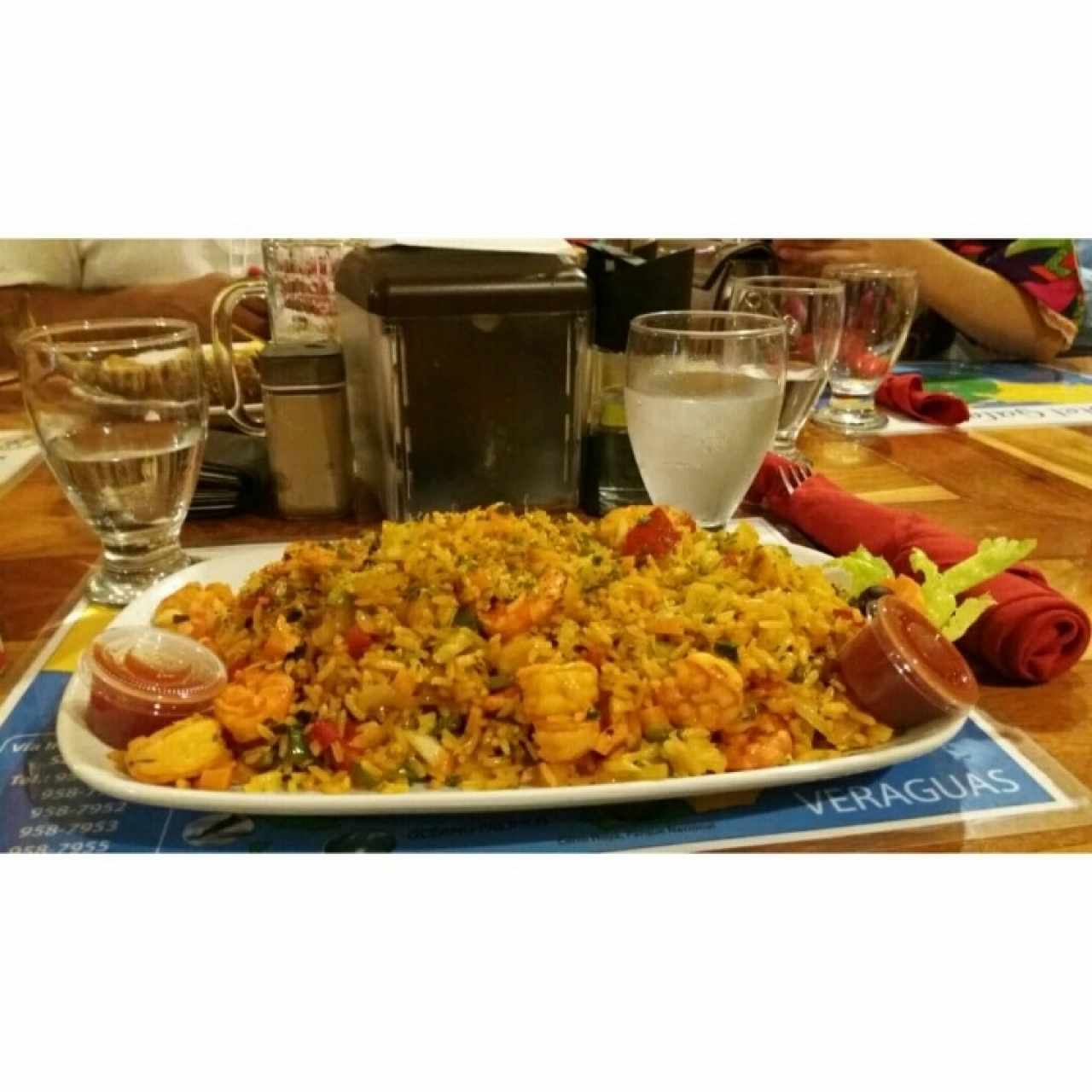 Arroz con Camarones