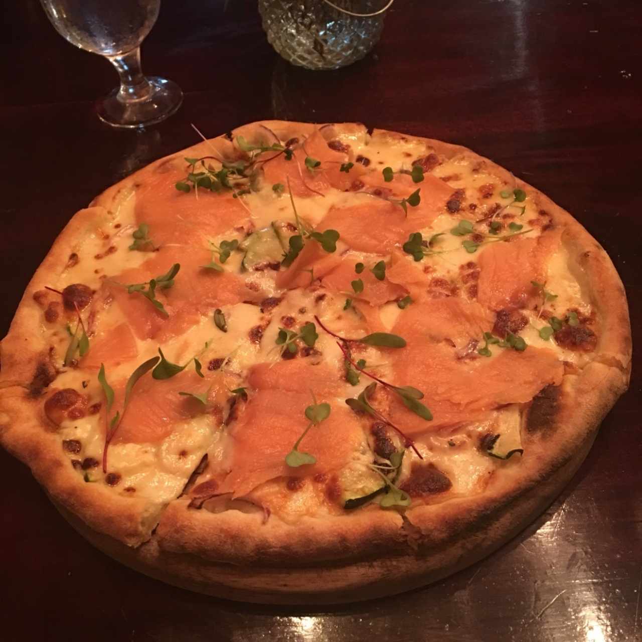 Pizza de Salmón