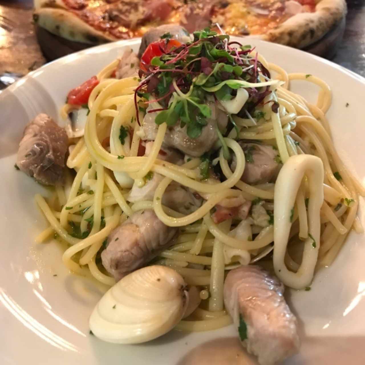 Pasta con Mariscos