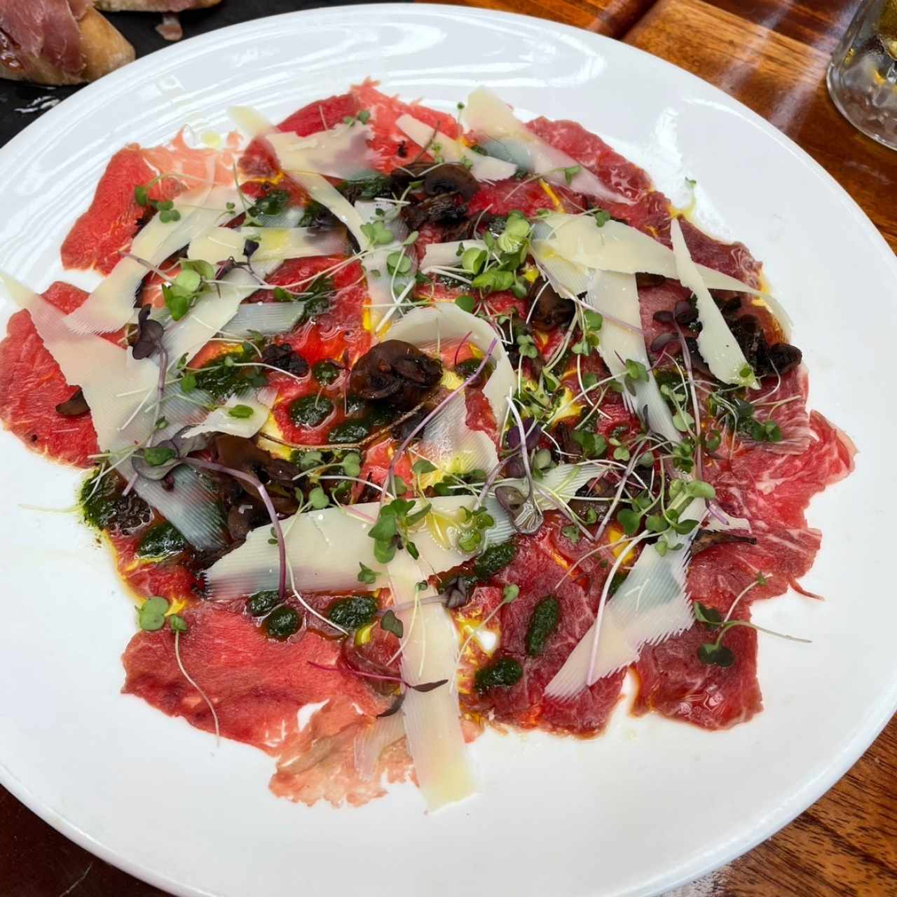 Carpaccio de res 