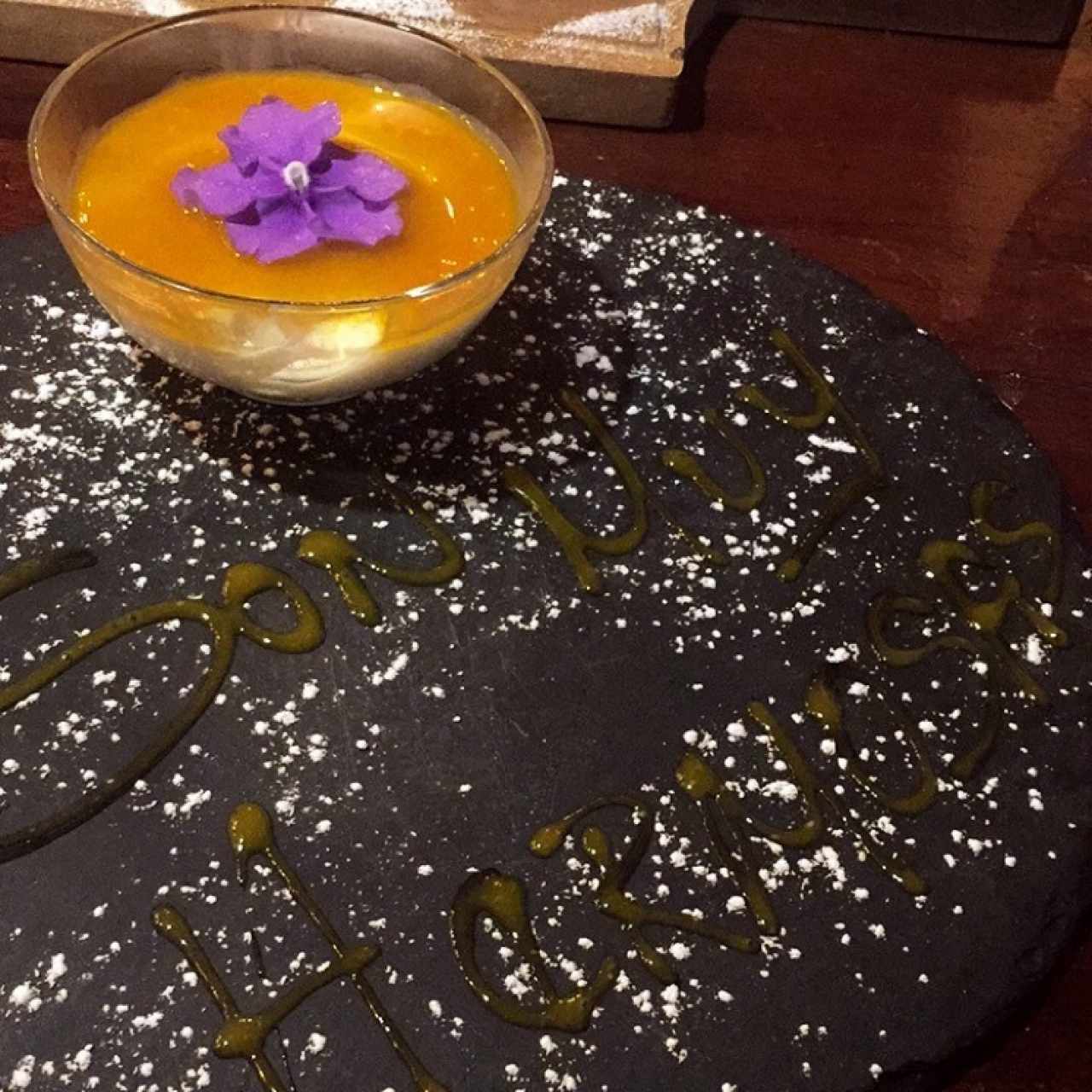 panacotta de mango