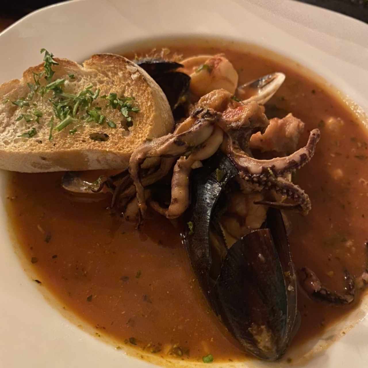 Sopa de mariscos