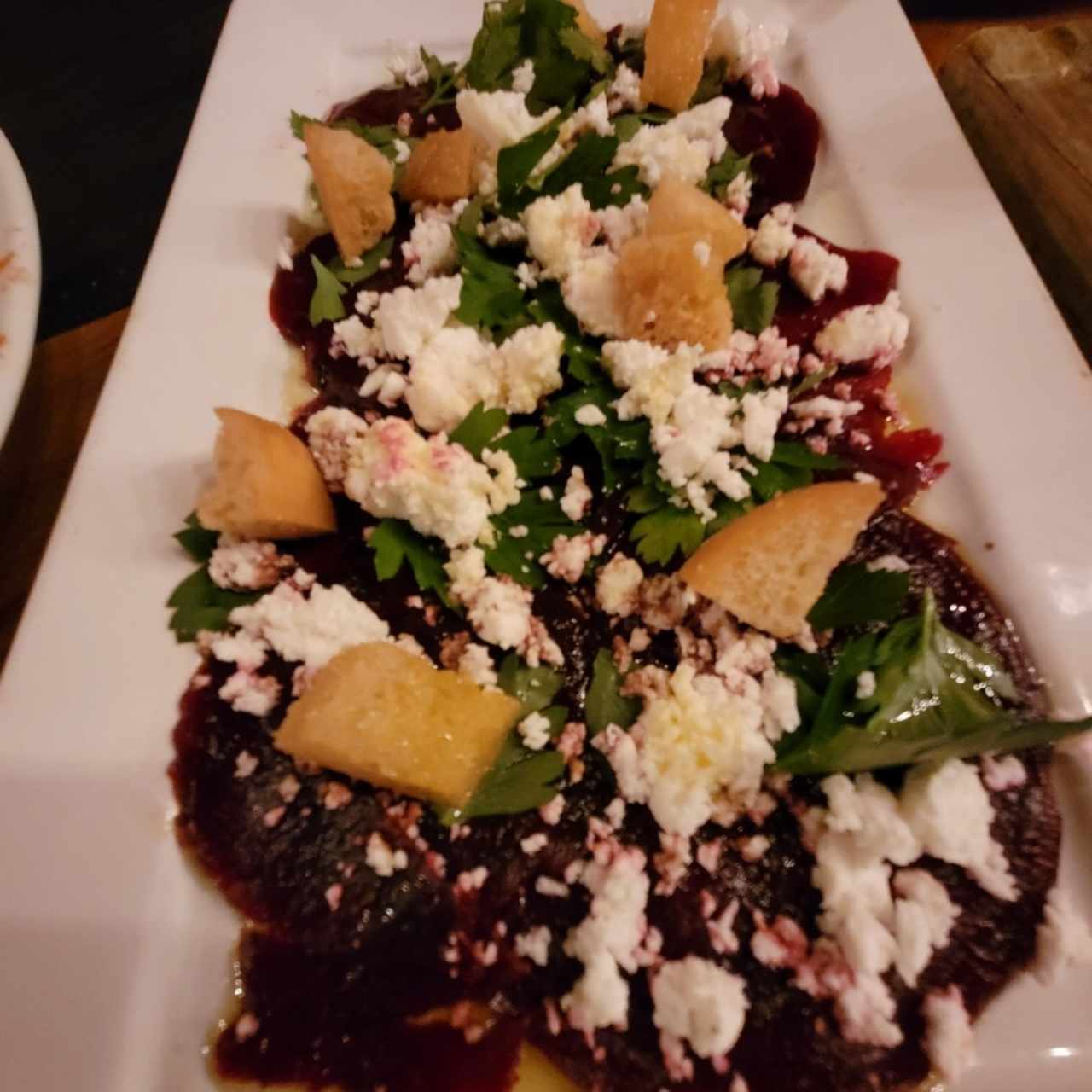 Carpaccio de remolacha 