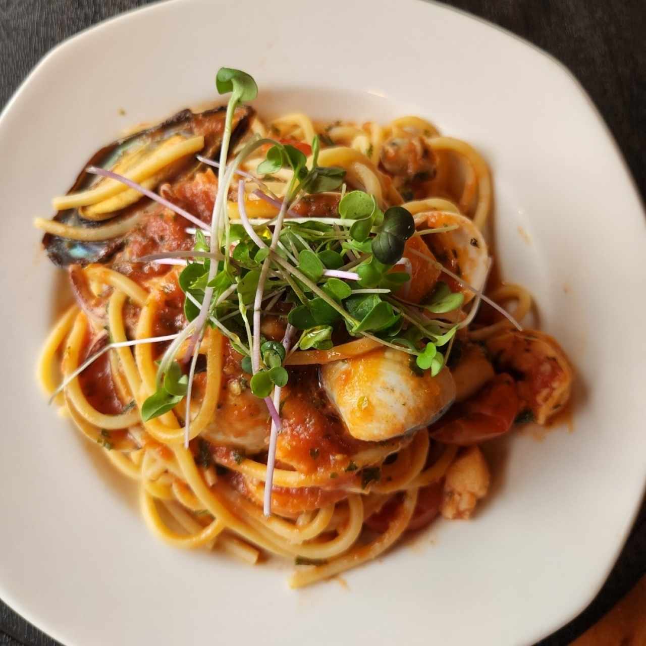 spaguetti frutti di mare