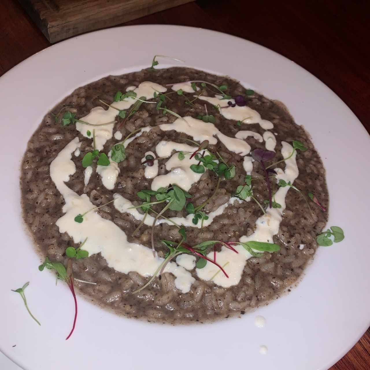 Risotto de Hongos Vegetariano