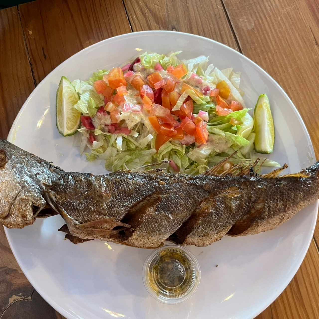 Pescado frito