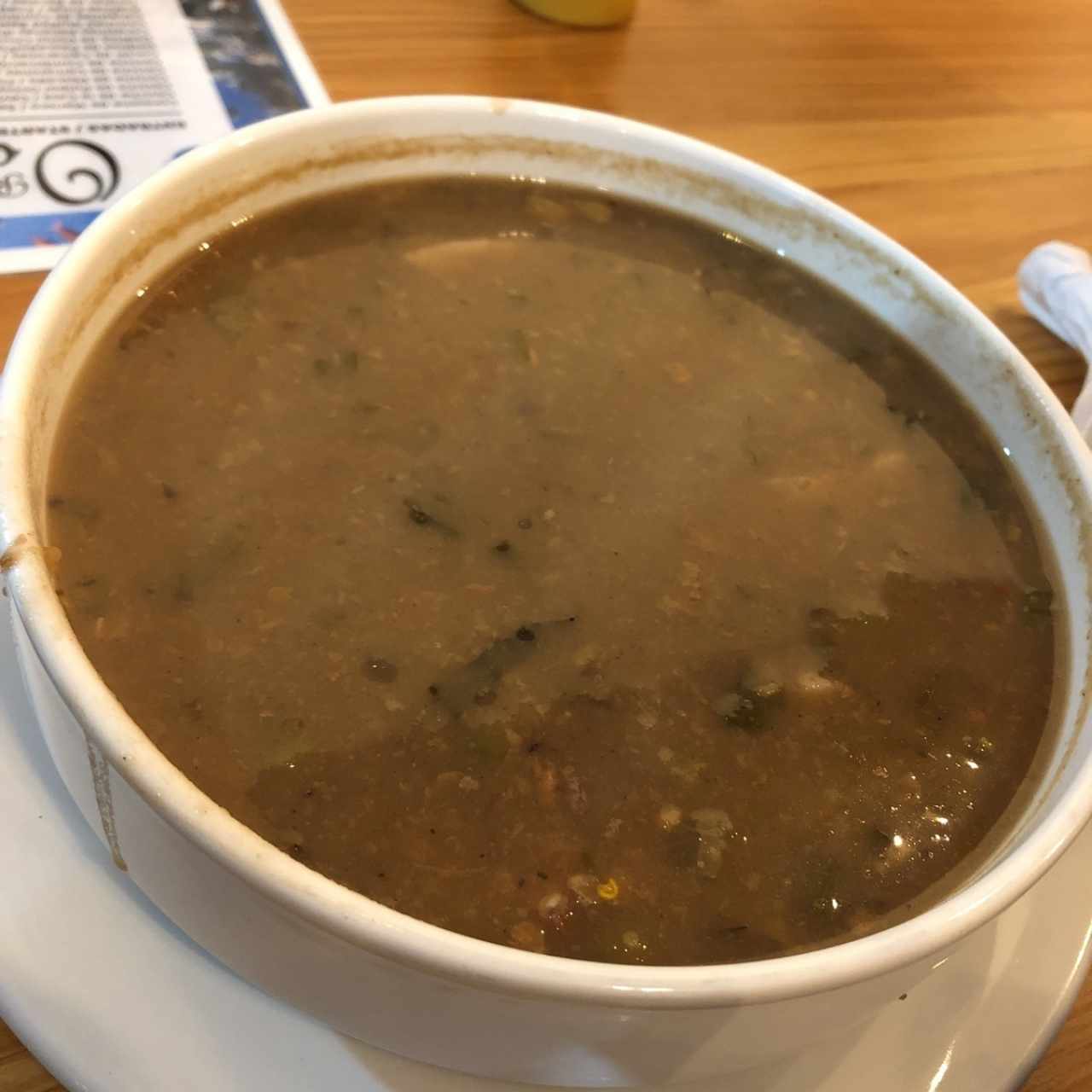 sopa de marisco