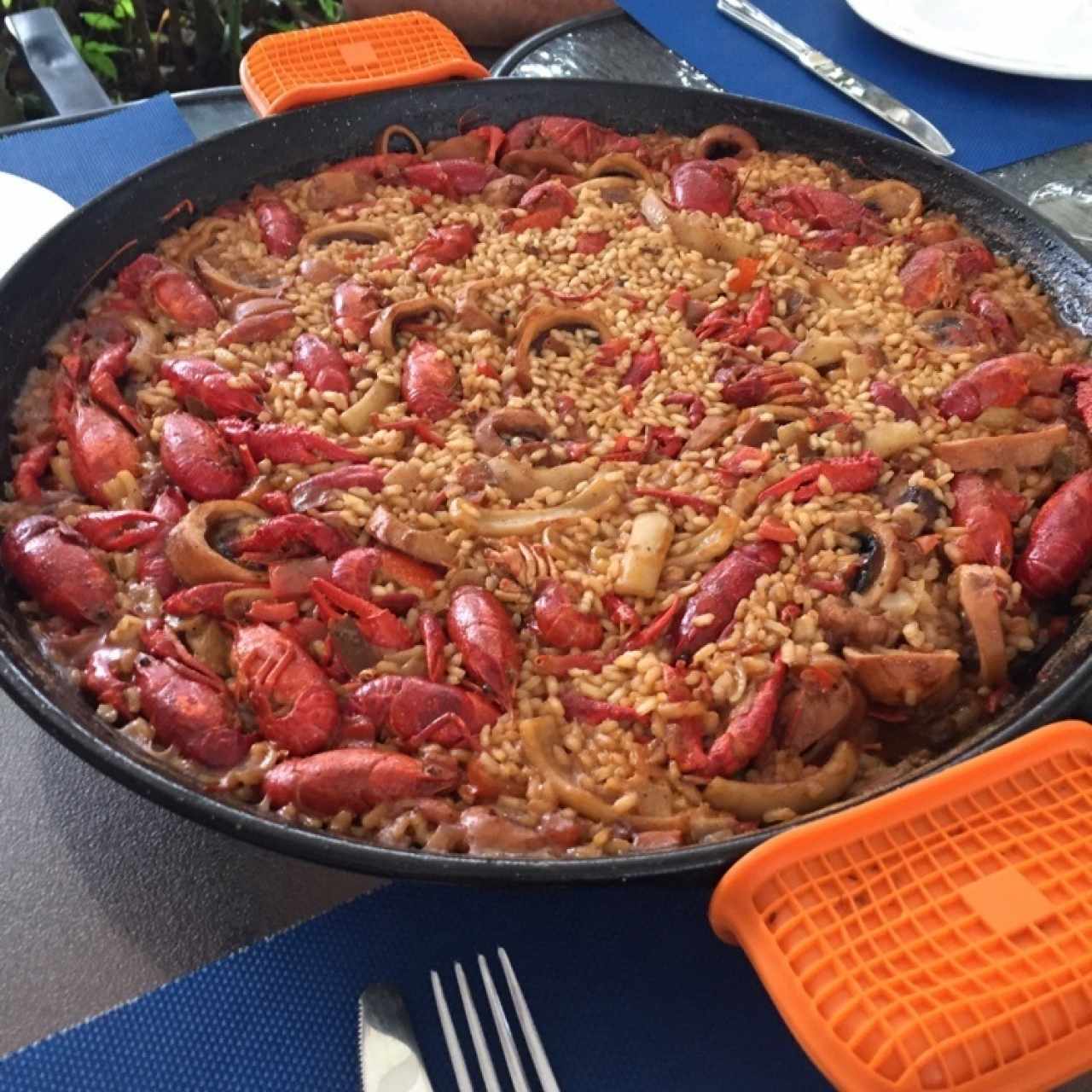 arroz con cangrejos