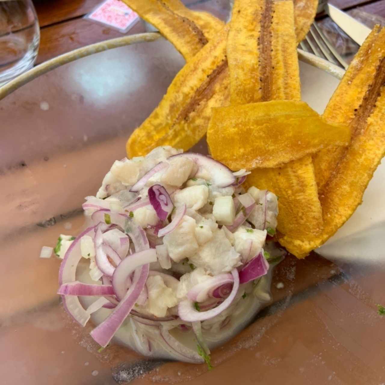 Ceviche de corvina