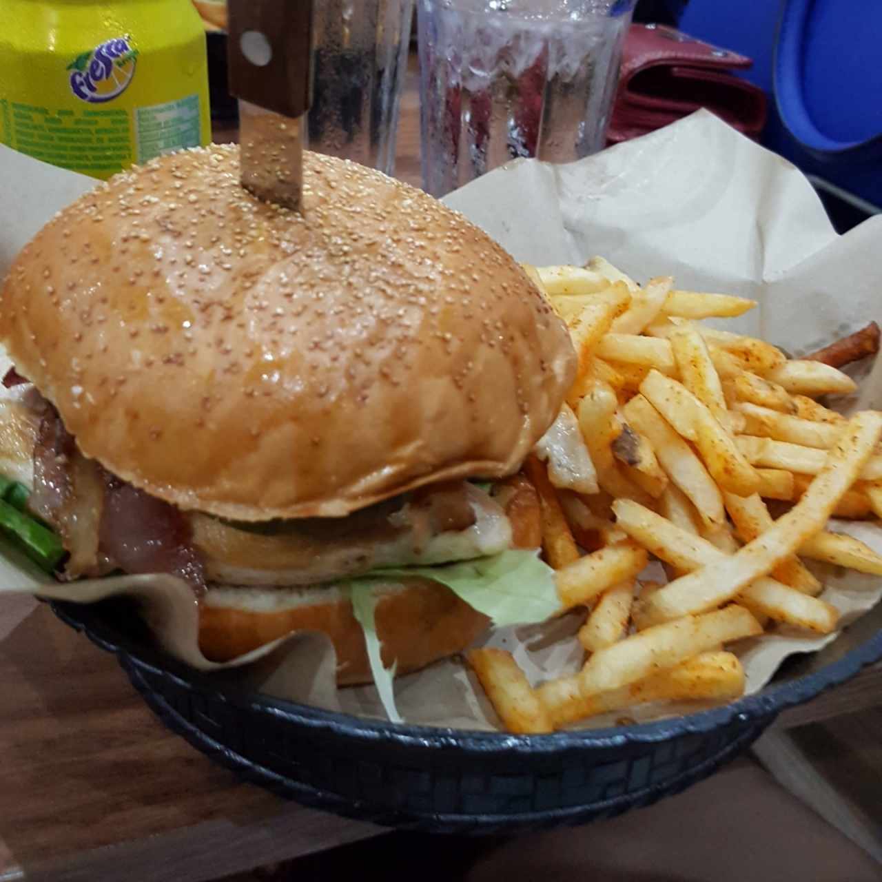 hamburguesa de pollo