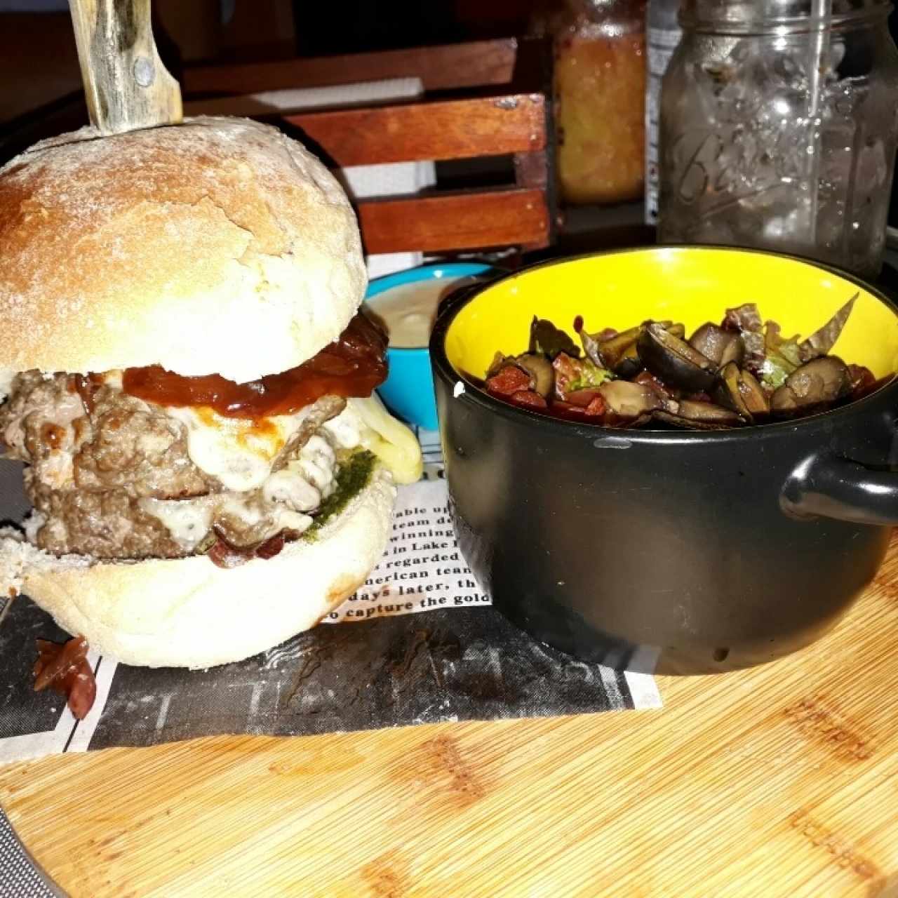 hamburguesa de carne