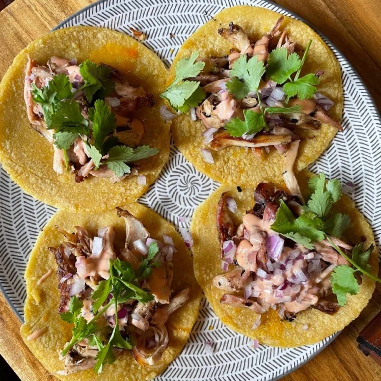 tacos de pollo