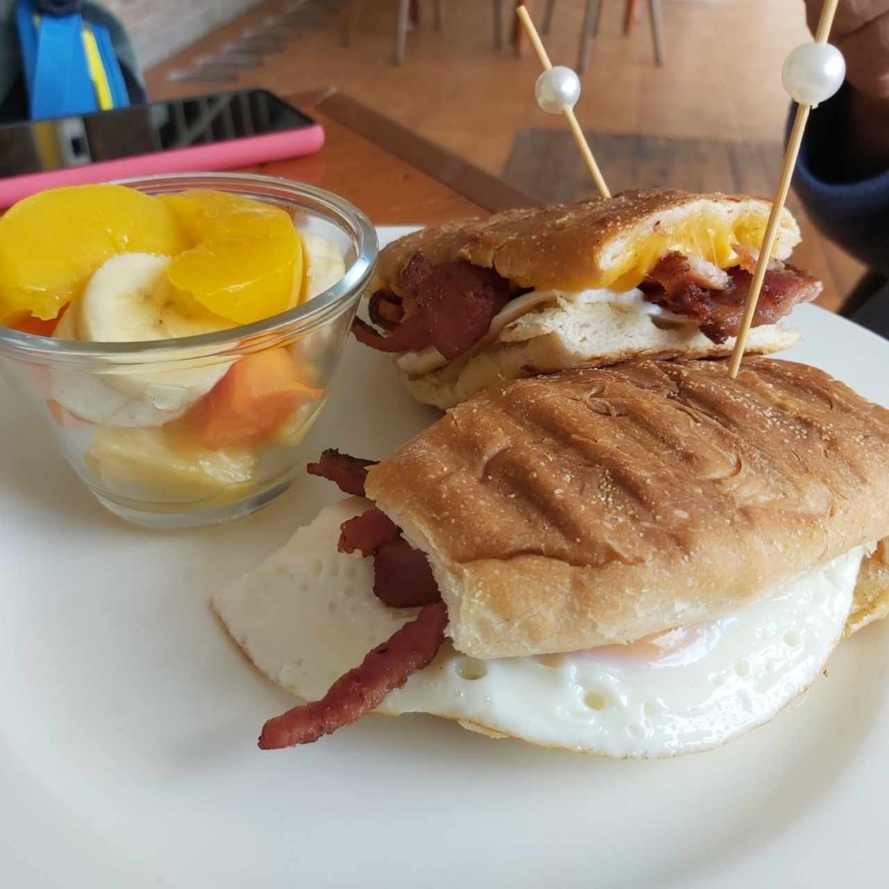 sándwich de huevo - desayuno 