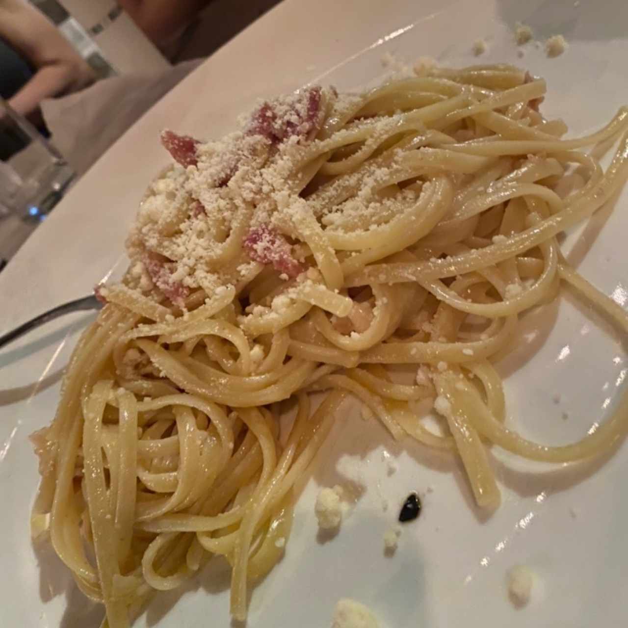 lingüini a la carbonara