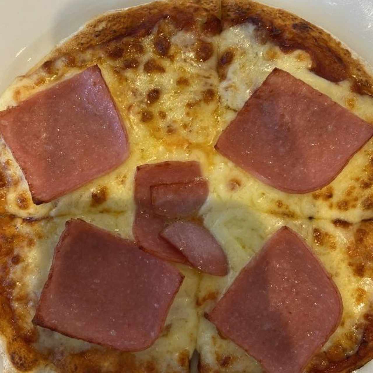 Pizza de jamón