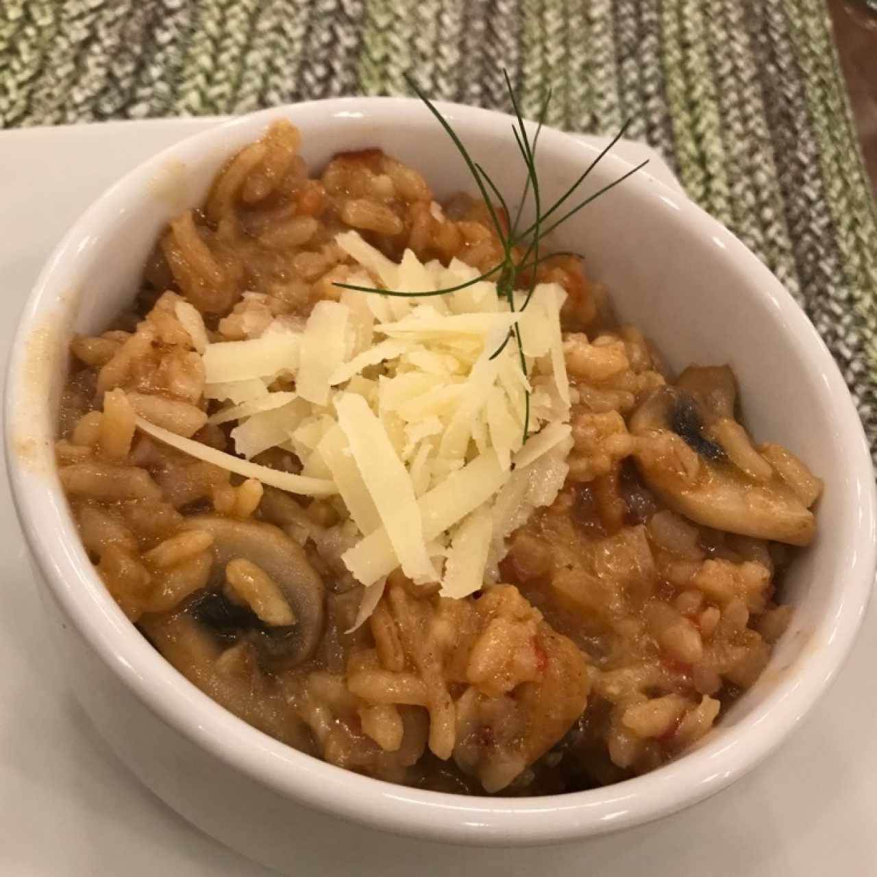 rissotto de hongos