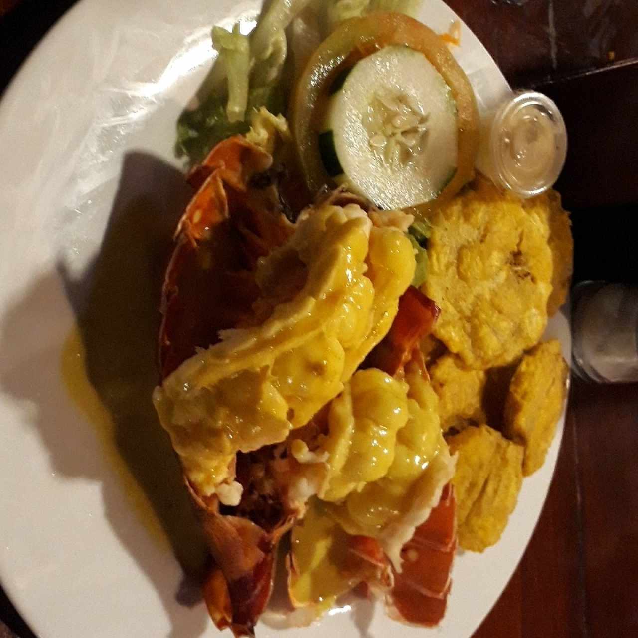 lamgosta en salsa de coco