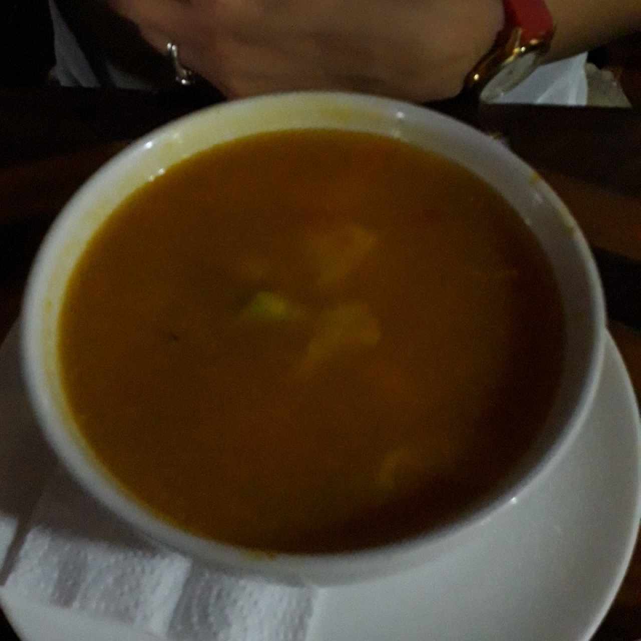 sopa de pollo