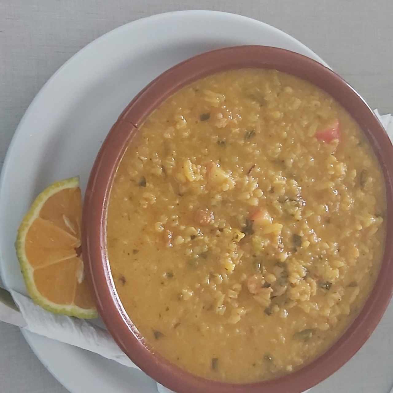 guacho  de mariscos 