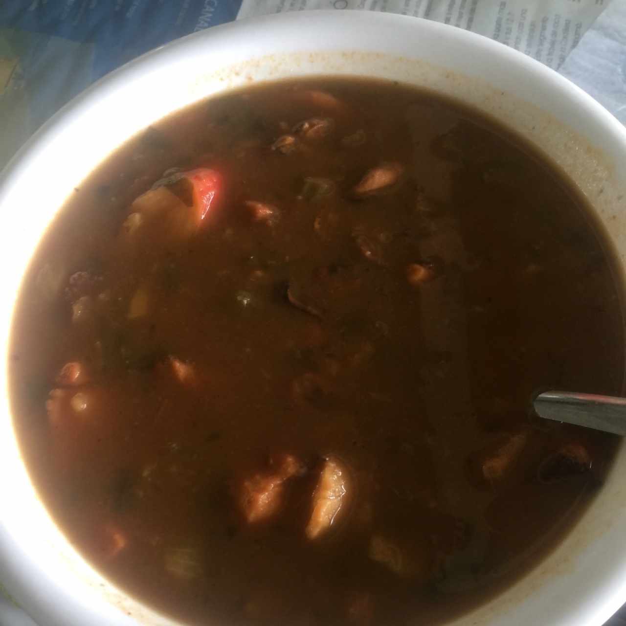 sopa de mariscos