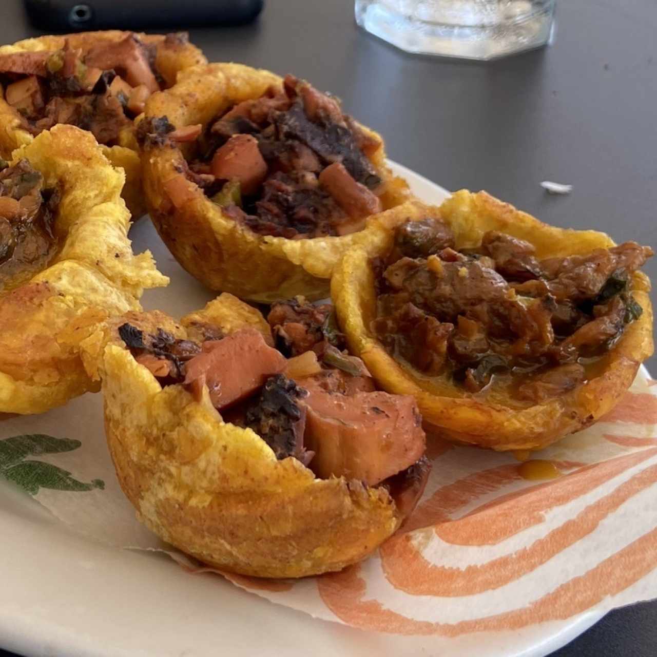 Patacones rellenos