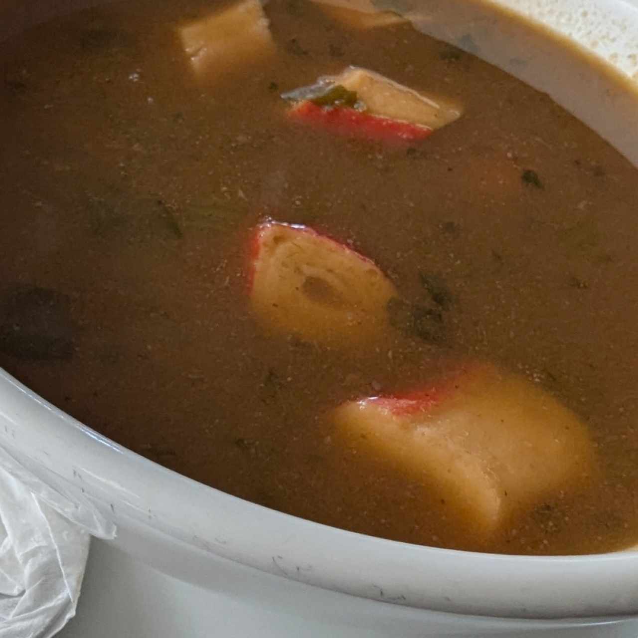 sopa de mariscos