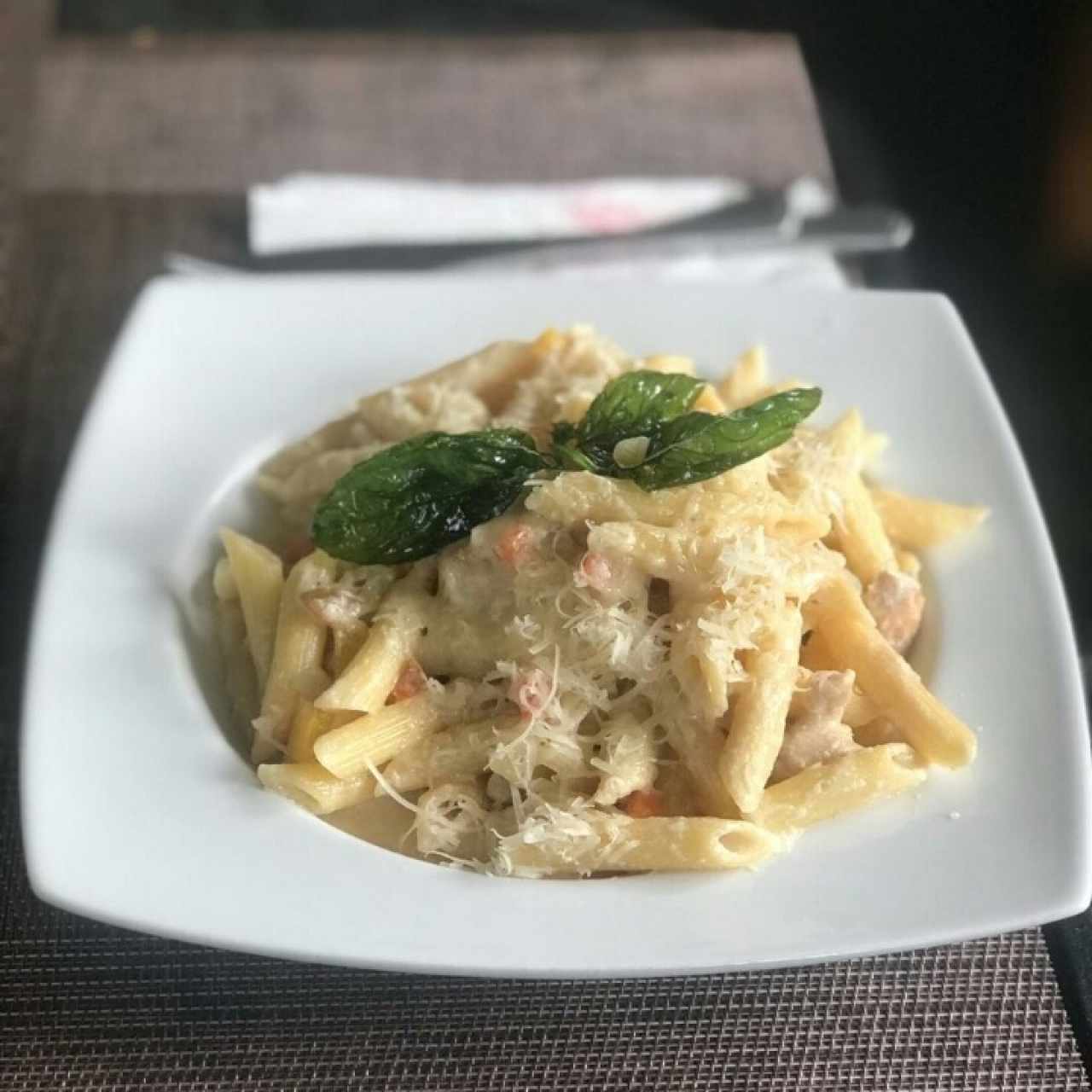 Pasta con Salmón