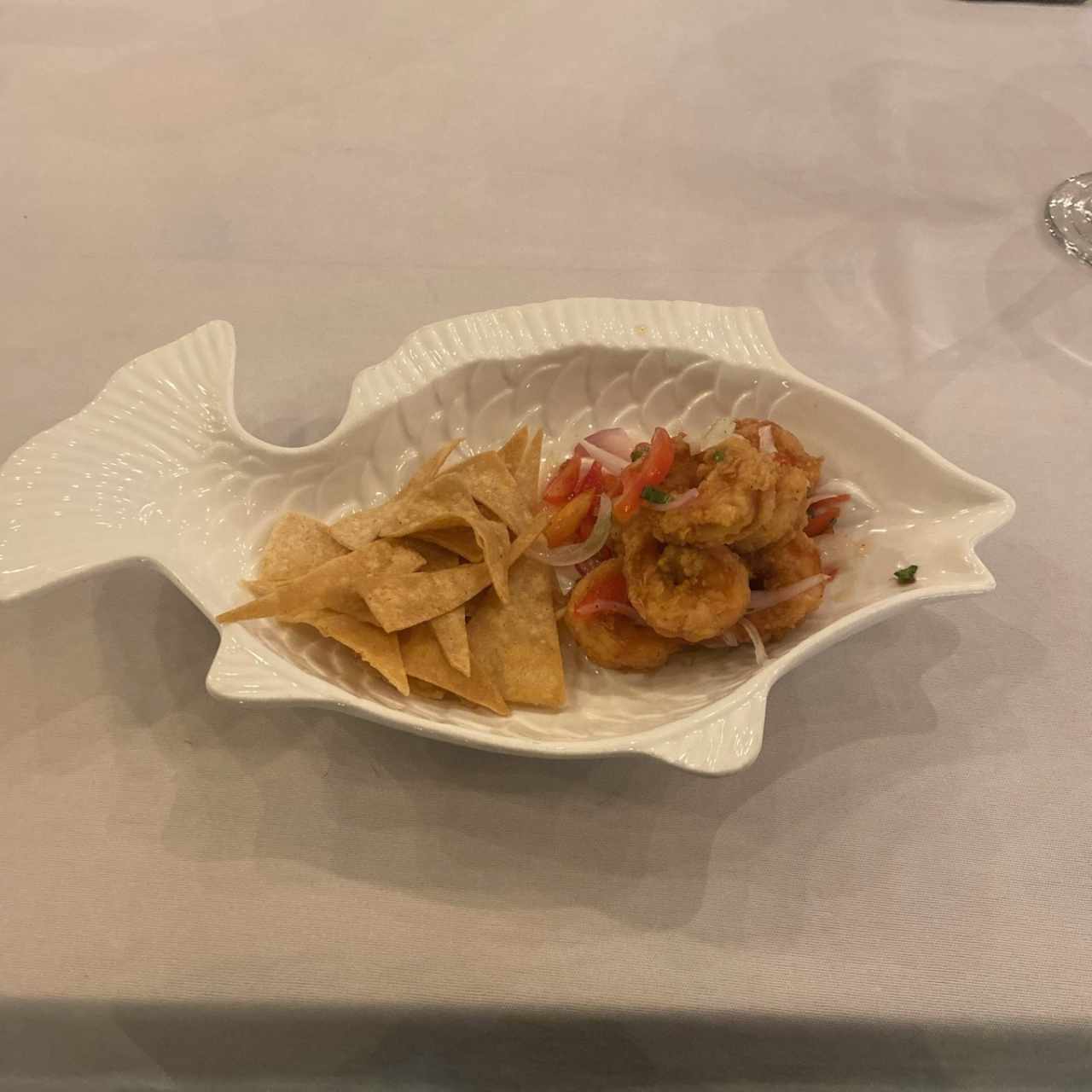 Ceviche Frito de Camarones