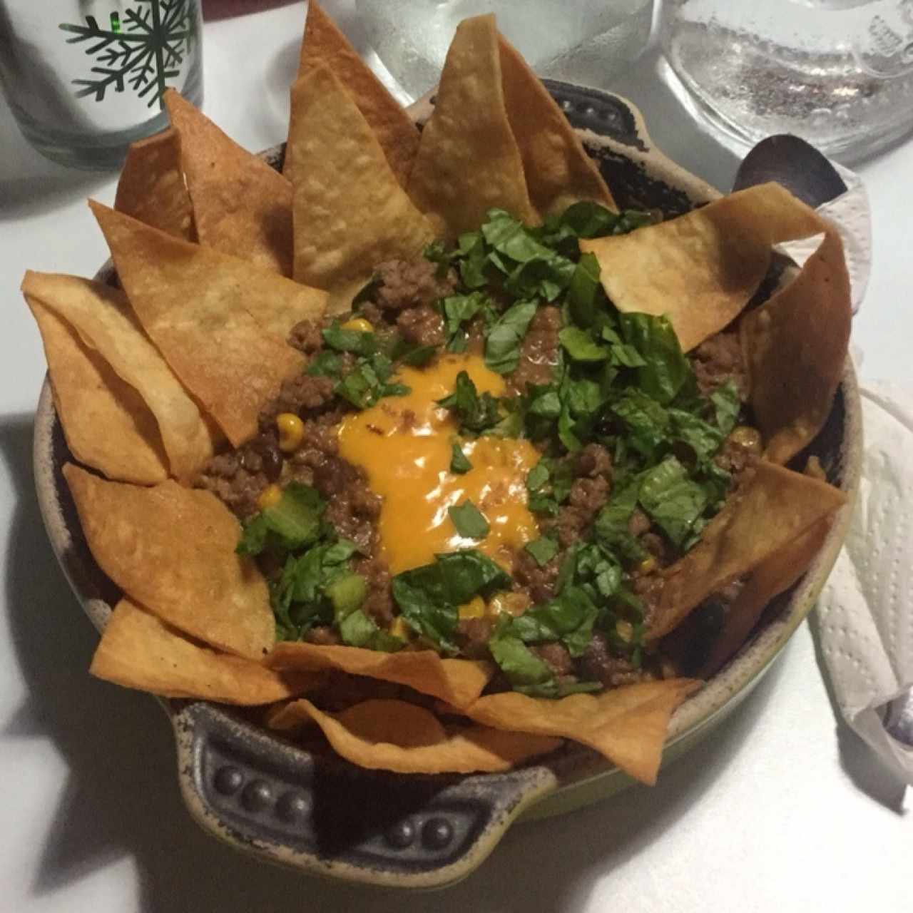 Nachos con carne 