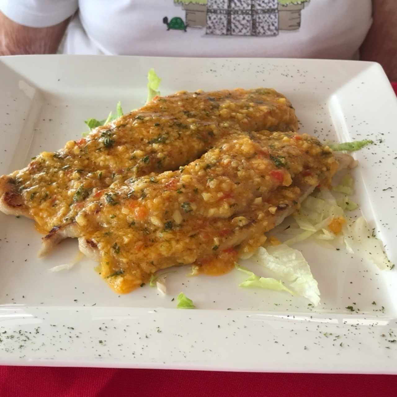 corvina al ajillo