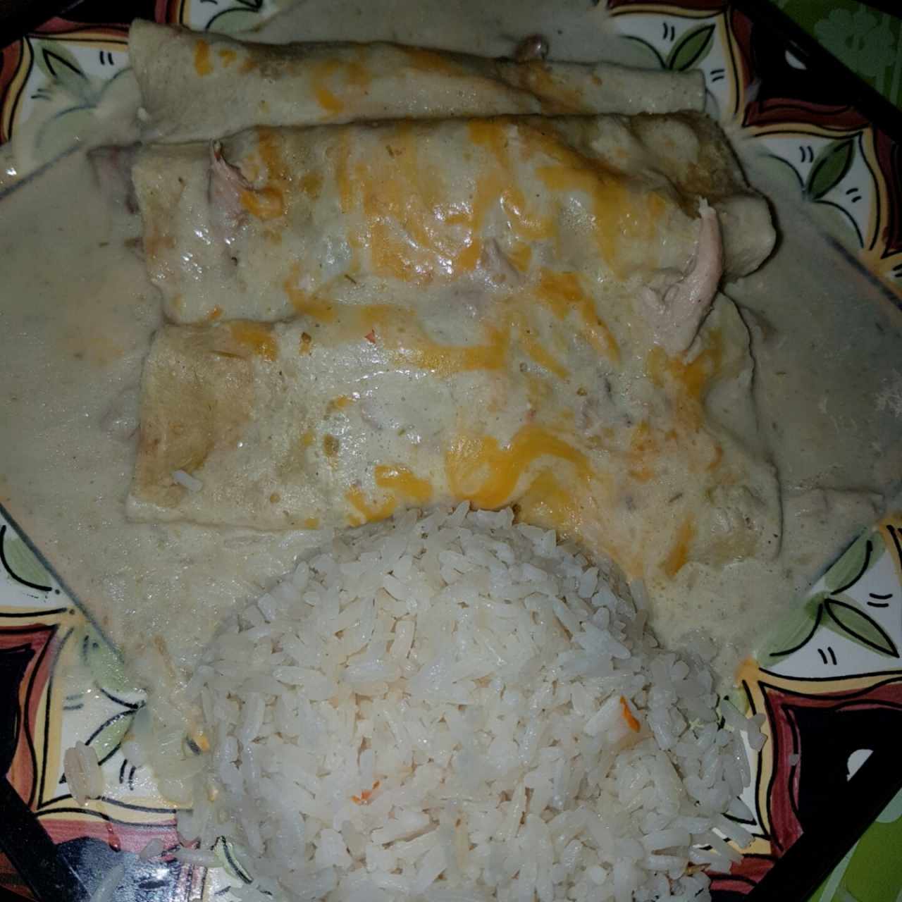 Enchiladas de pollo