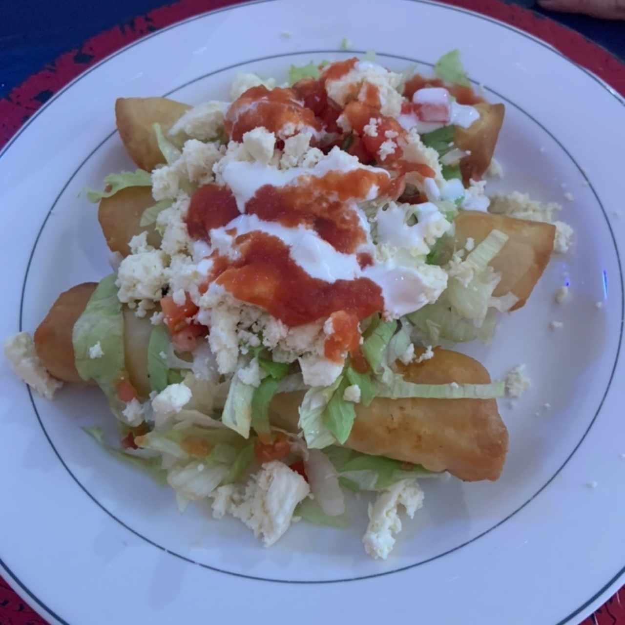 Flautas de carne