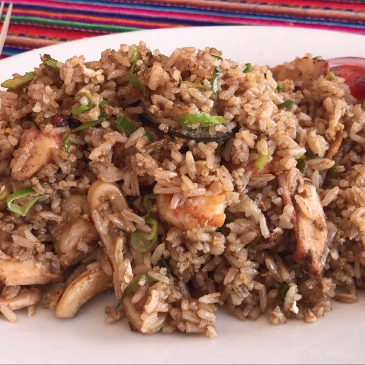 Arroz chaufa mixto