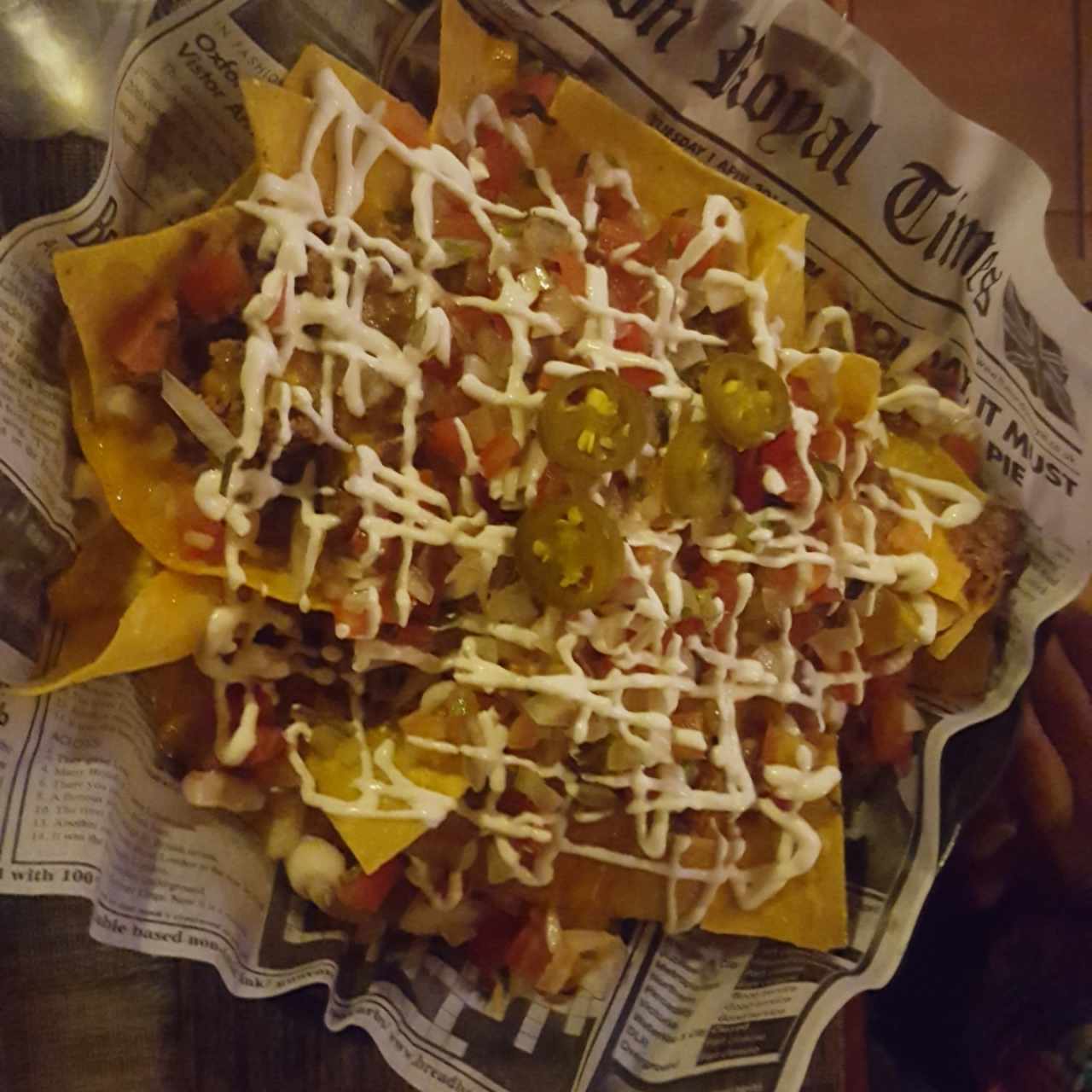 Nachos a la mexicana