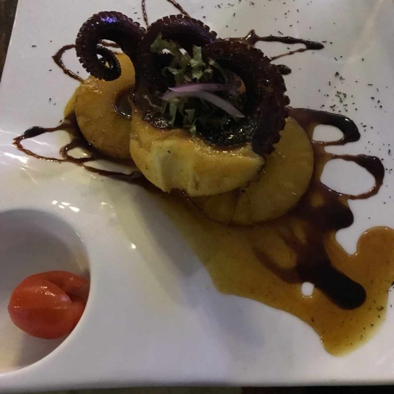 Pulpo a la Caribeña MALÍSIMO NO LO PIDA!