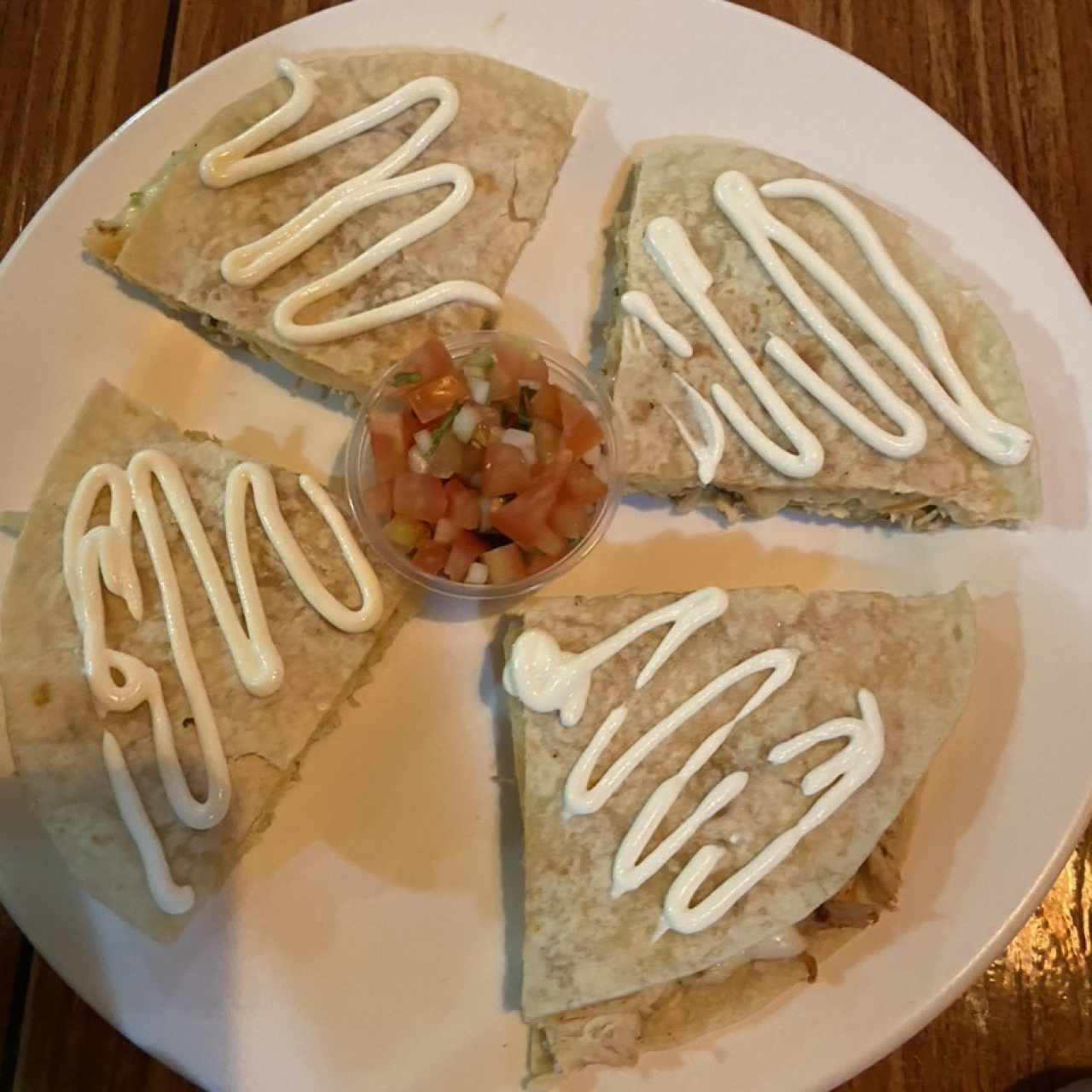 Quesadillas de pollo