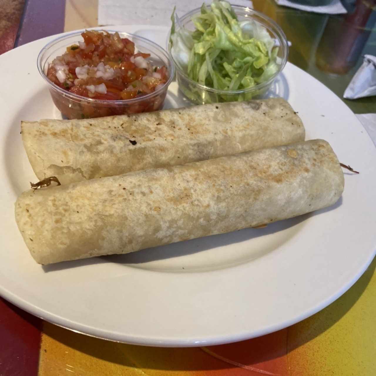 Tacos de carne con pico de gallo