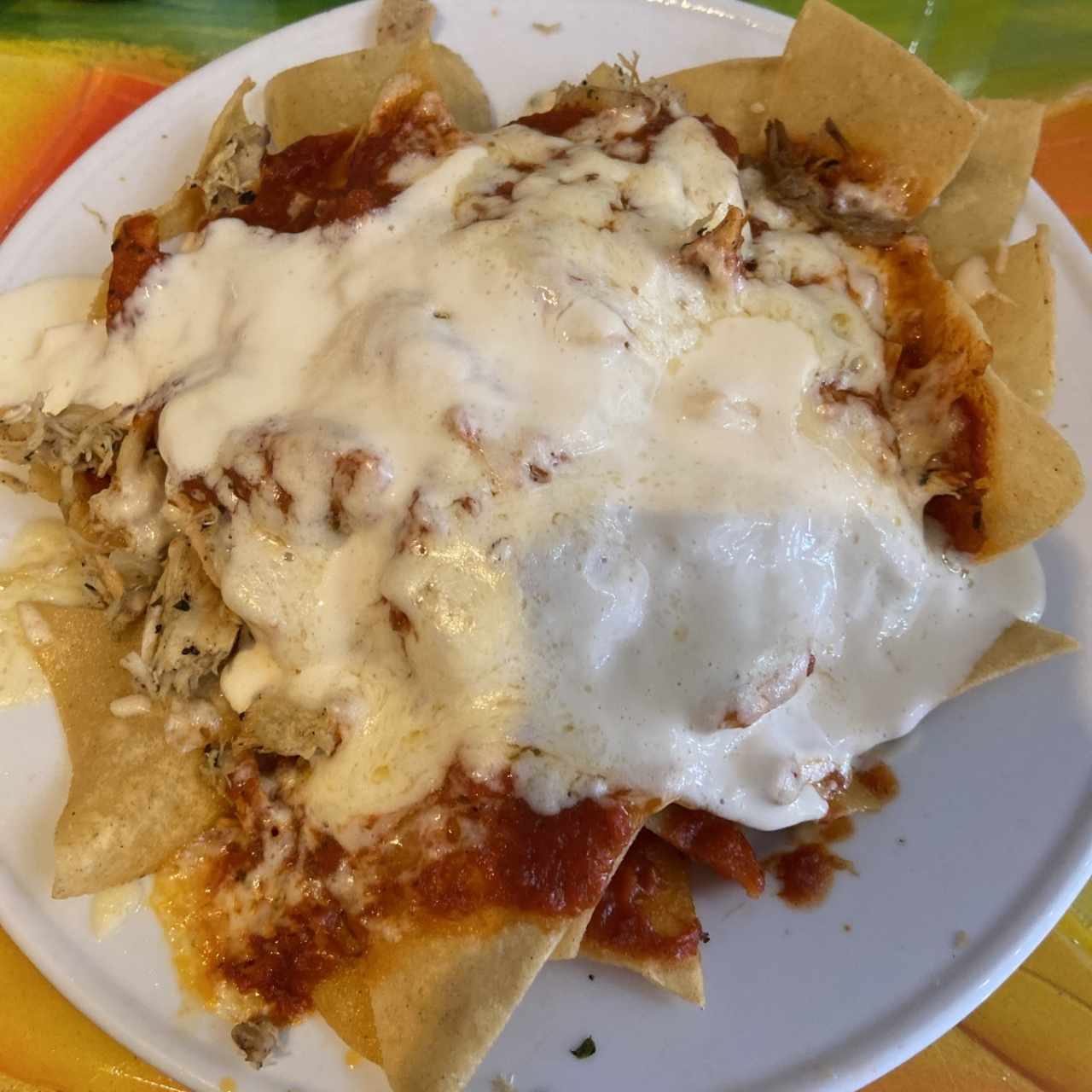 Chilaquiles de pollo