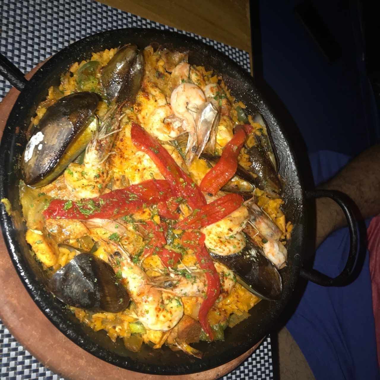 paella de mariscos 