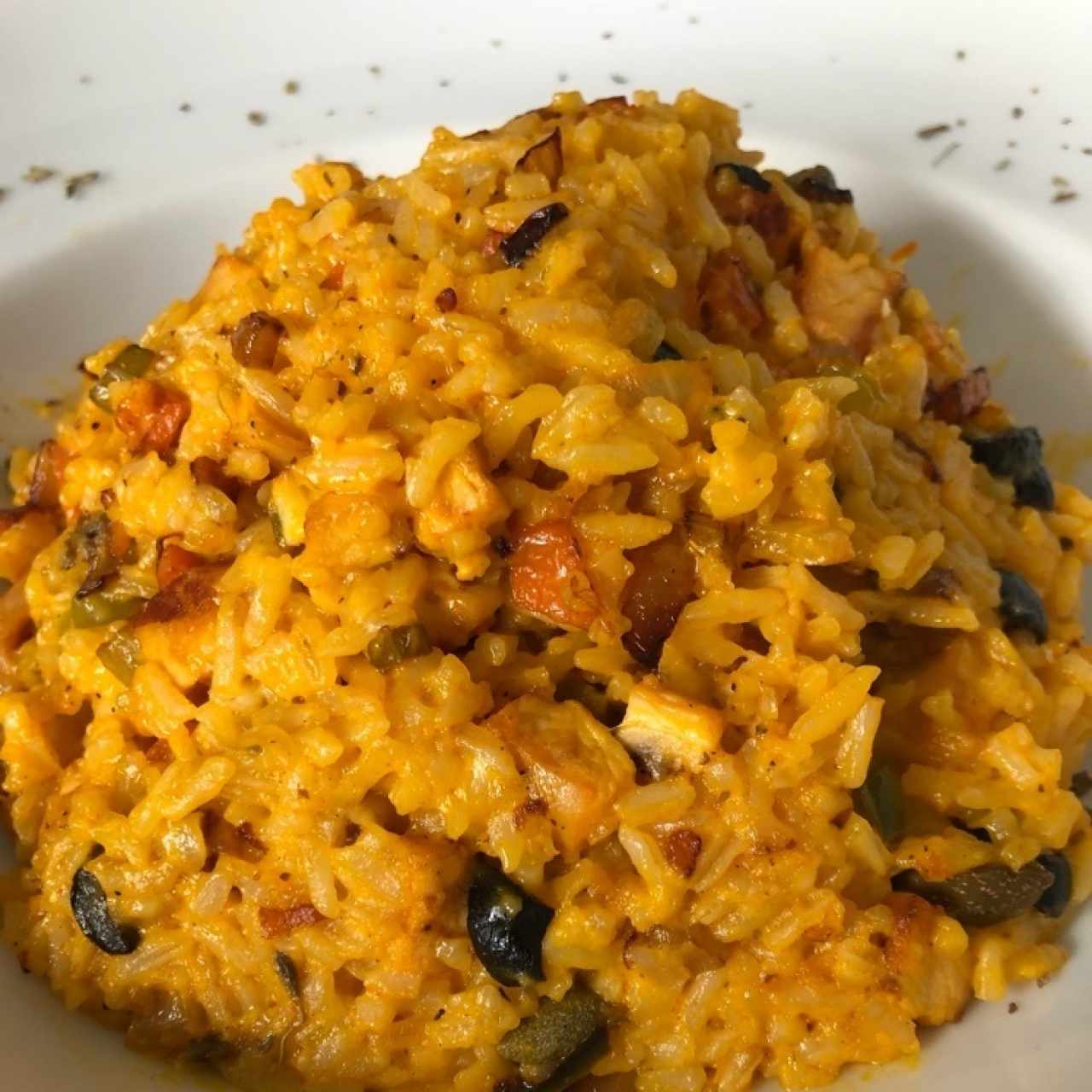 rissoto de arroz con pollo