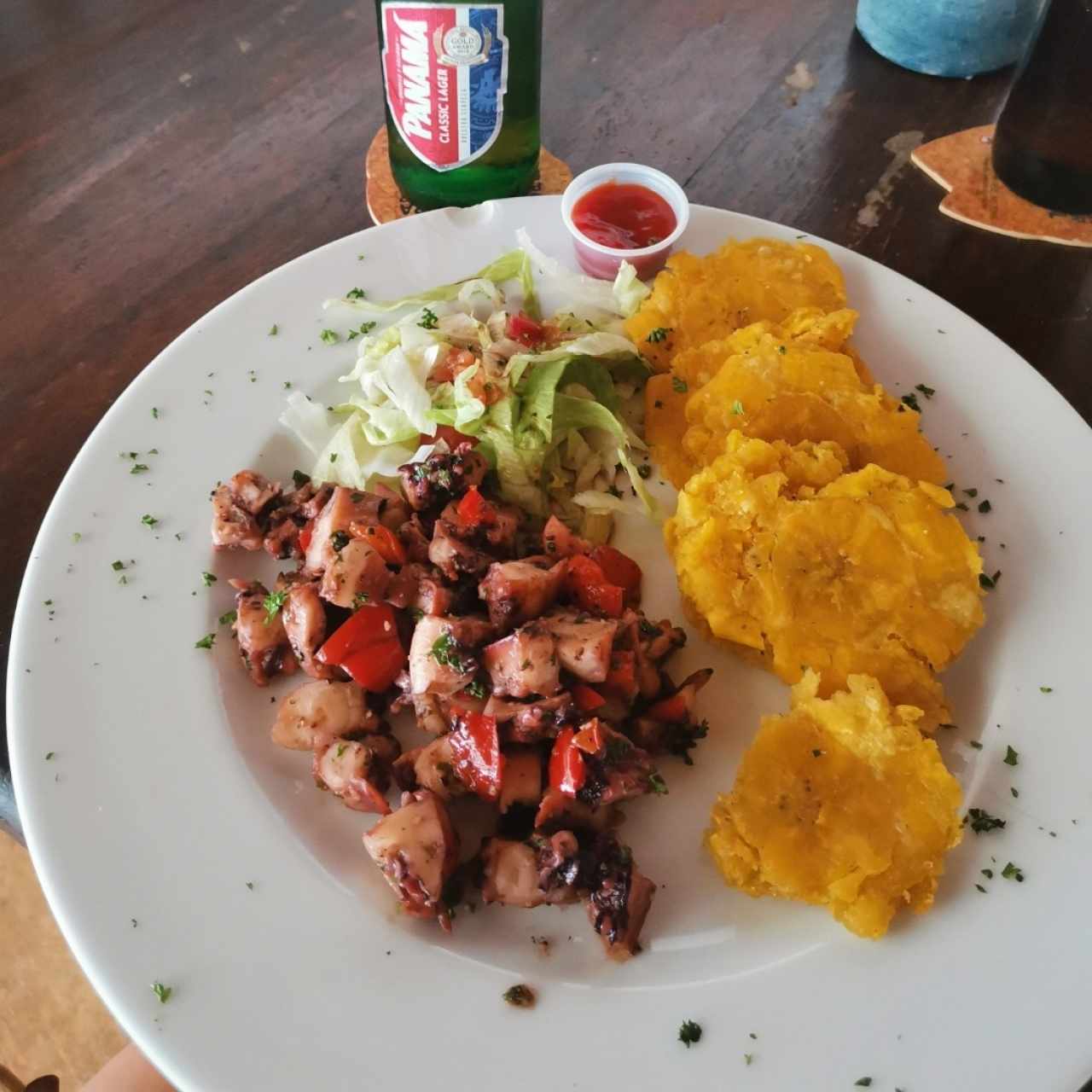 Pulpo al óleo