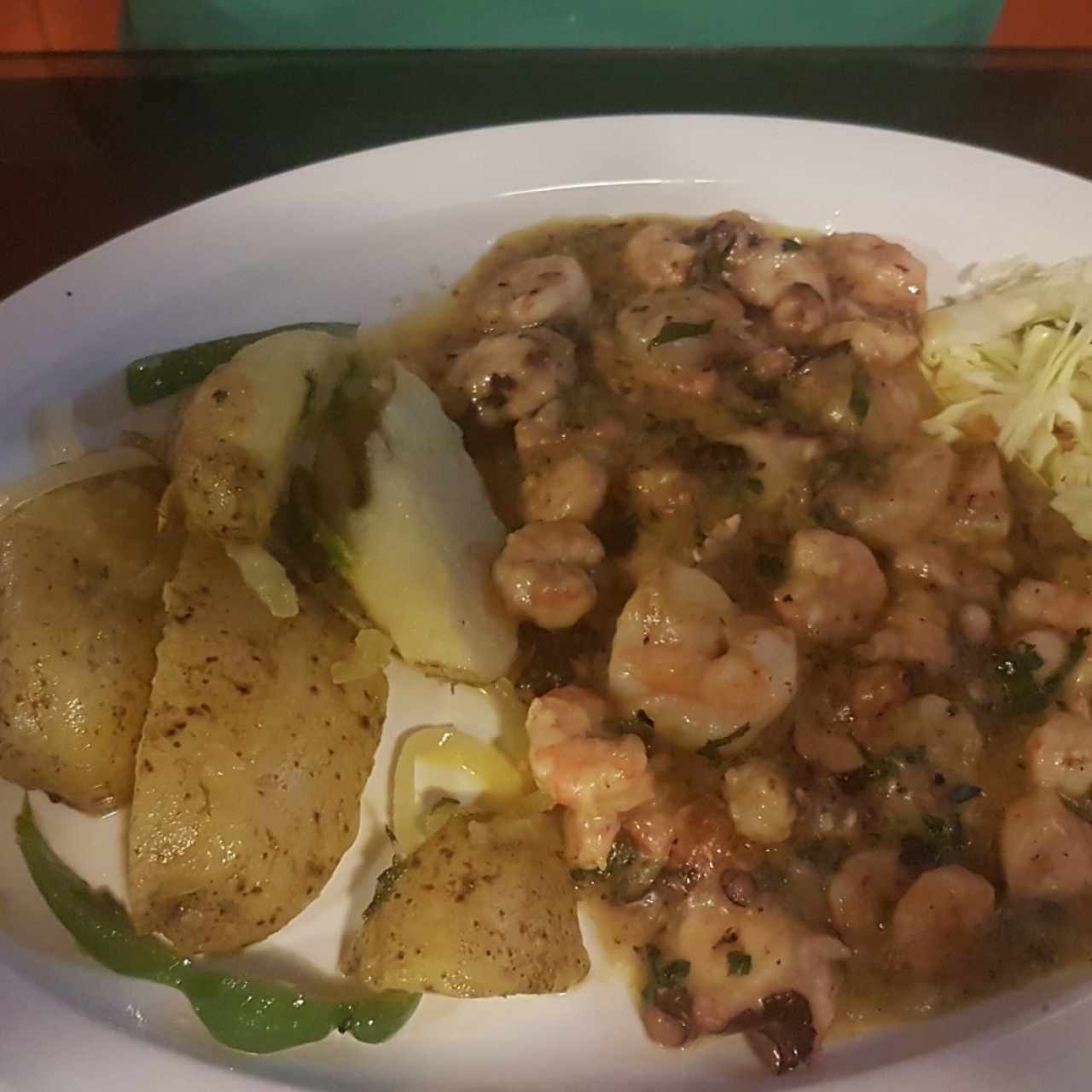 Dúo de Pulpo y Camarones