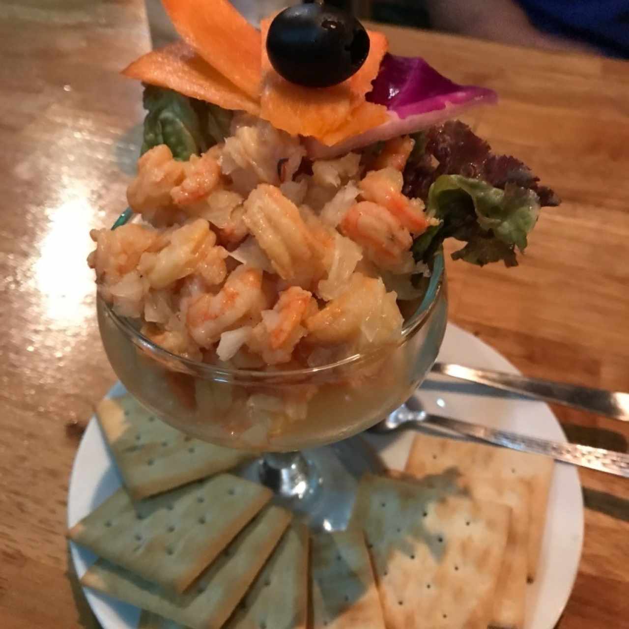 ceviche de camarones 