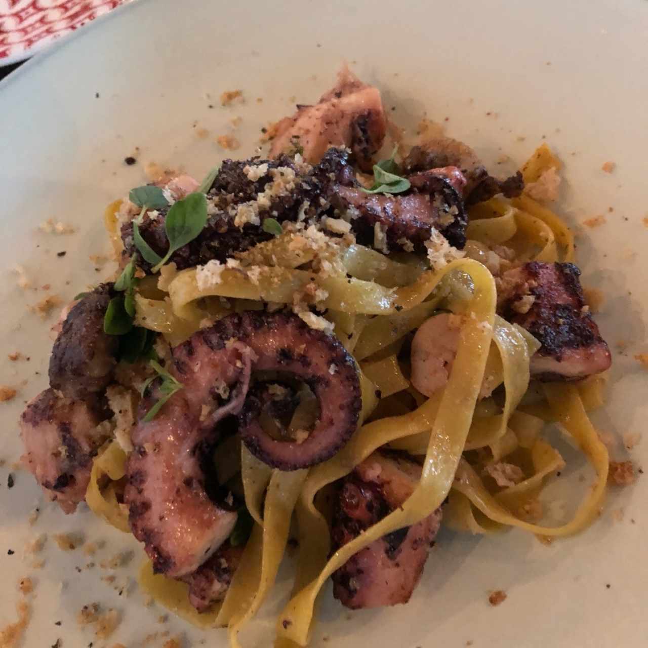 Pasta y Pulpo