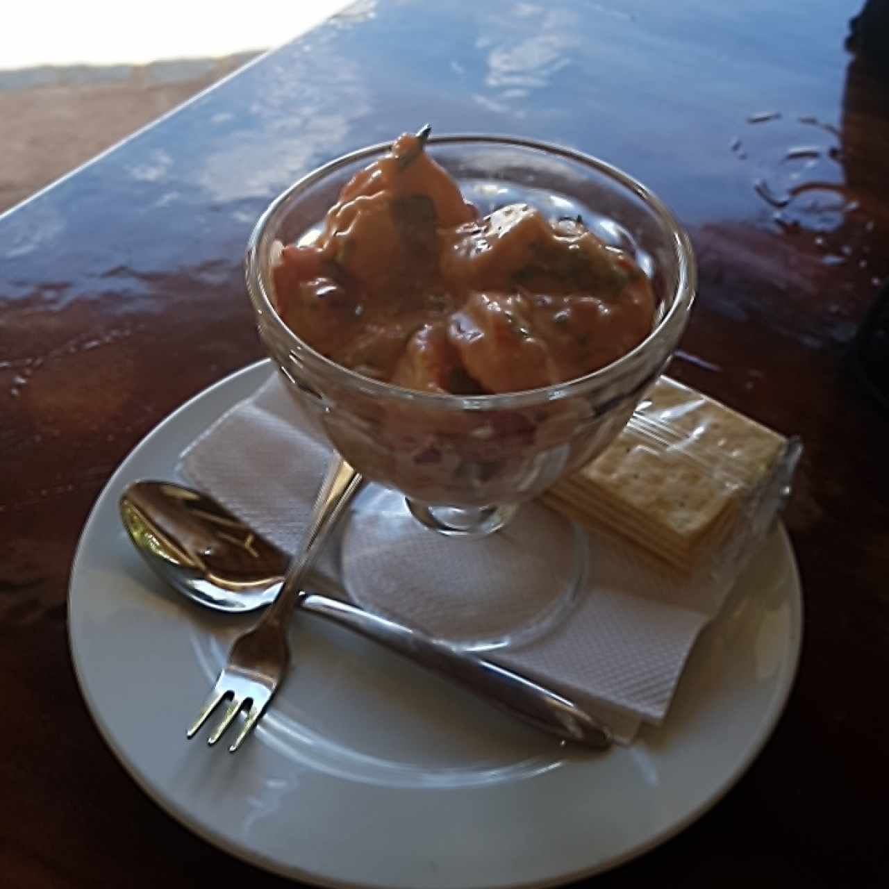 ceviche de camarones 