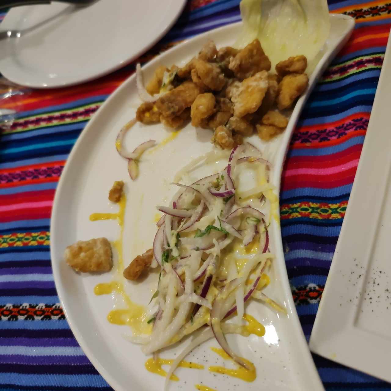 Entradas Calientes - Ceviche Frito