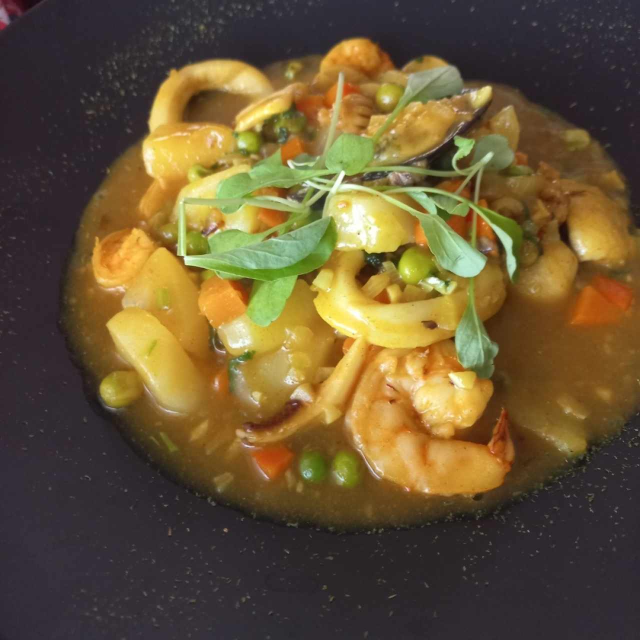 Cau cau de Mariscos