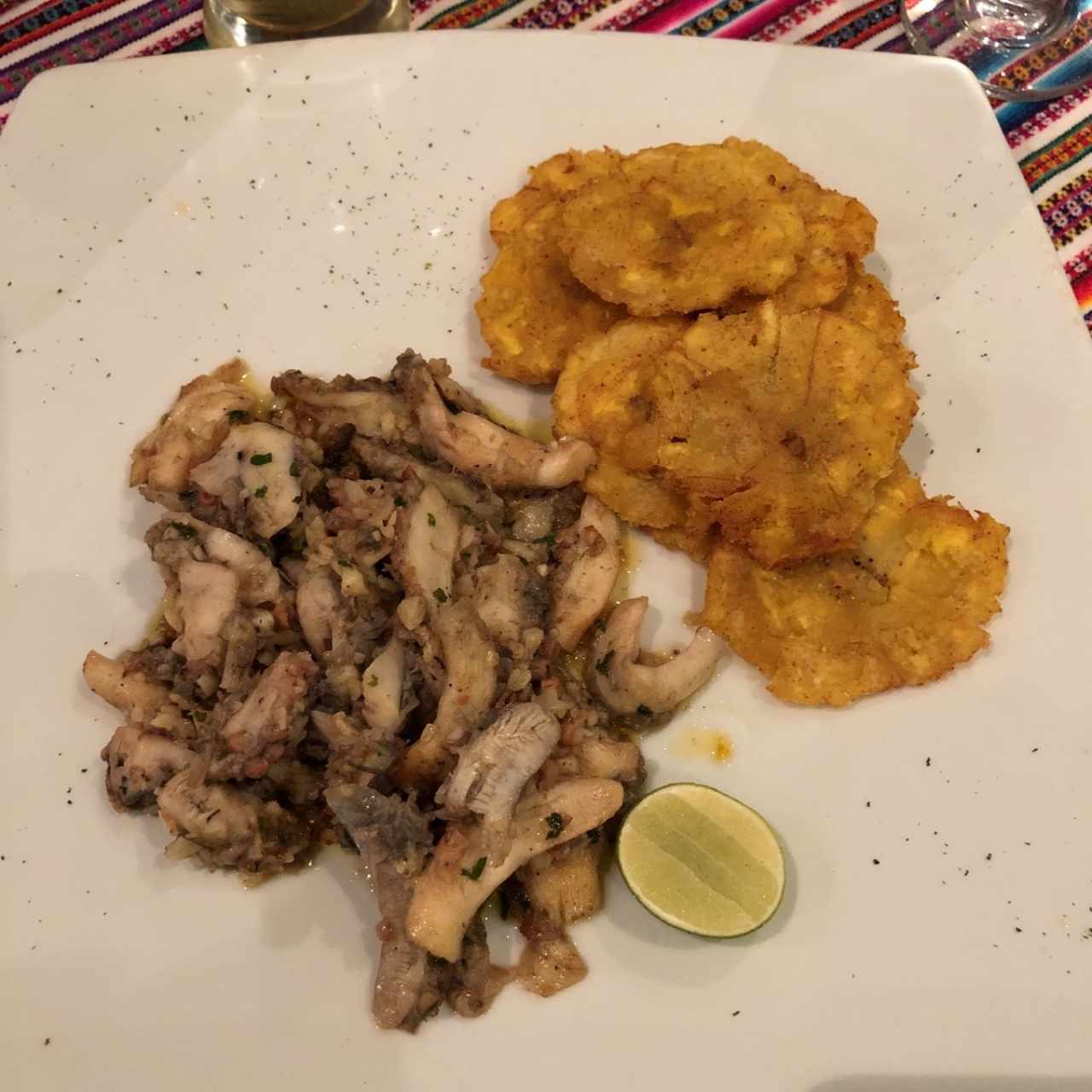 pulpo al ajillo 