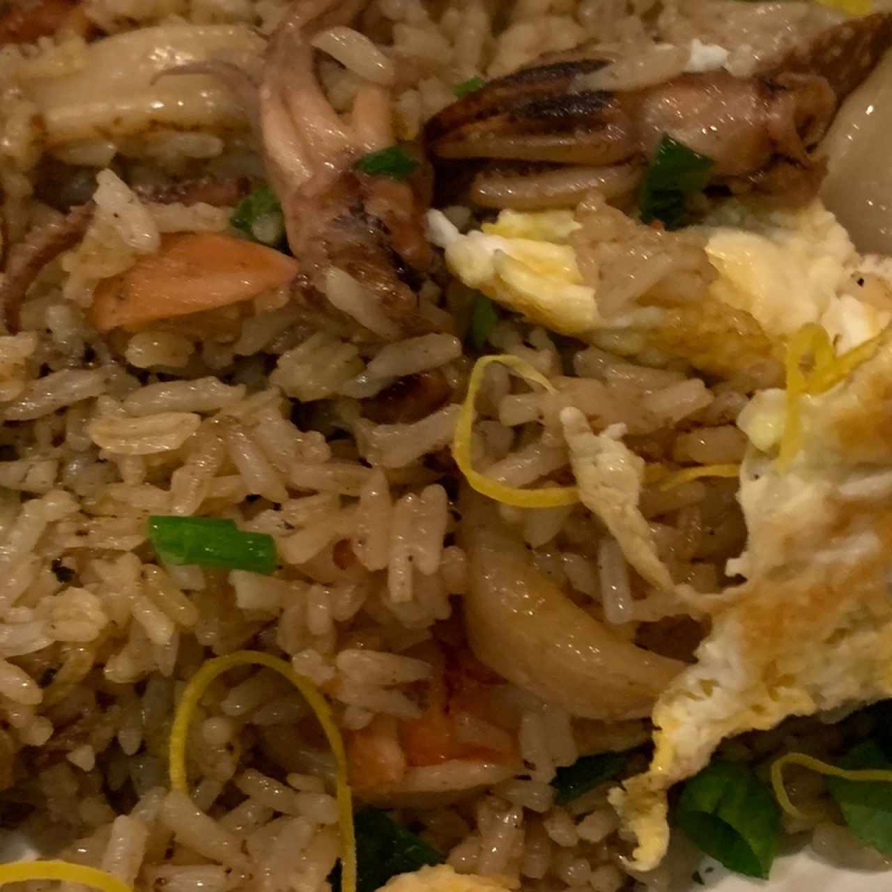 Arroz Chaufa de Mariscos